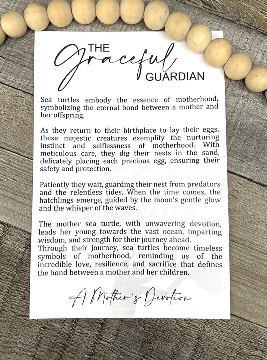 Turtle Story Ornament: The Graceful Guardian