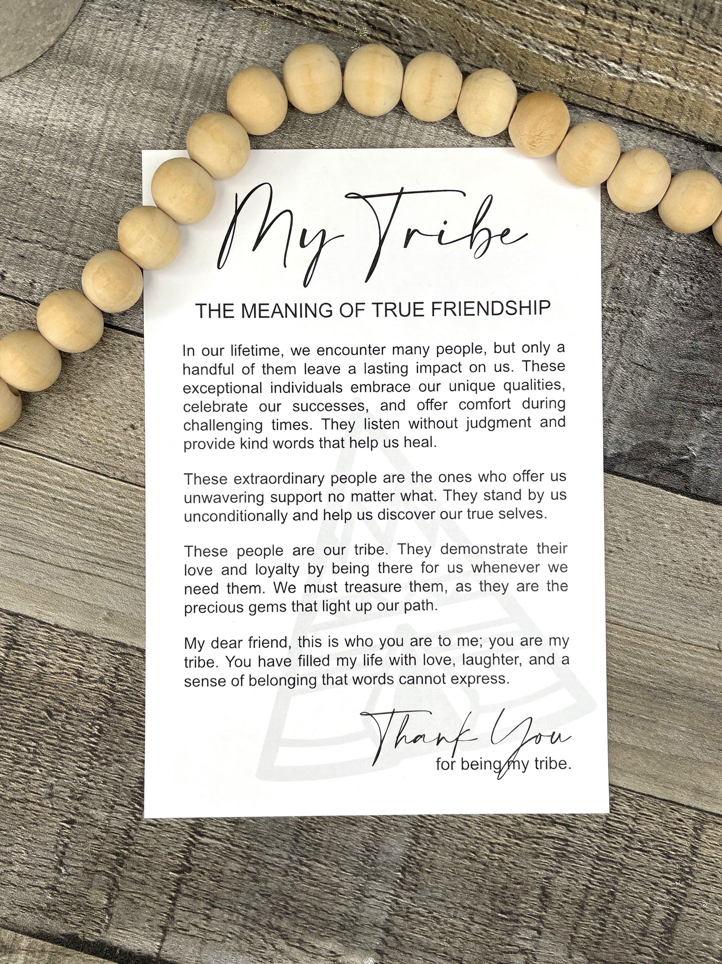 Friendship Story Ornament: My Tribe