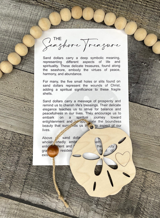 Sand Dollar Ornament: Seashore Treasure