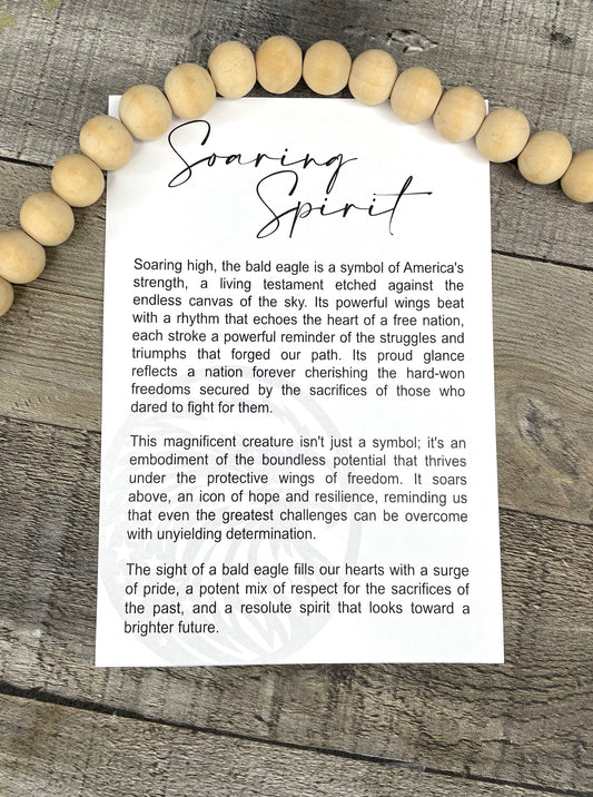 Eagle Story Ornament: Soaring Spirit