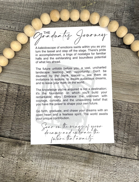 Graduation Story Ornament: The Graduate's Journey (GIRL)