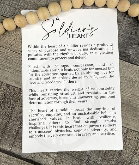 Soldier Ornament: A Soldier's Heart