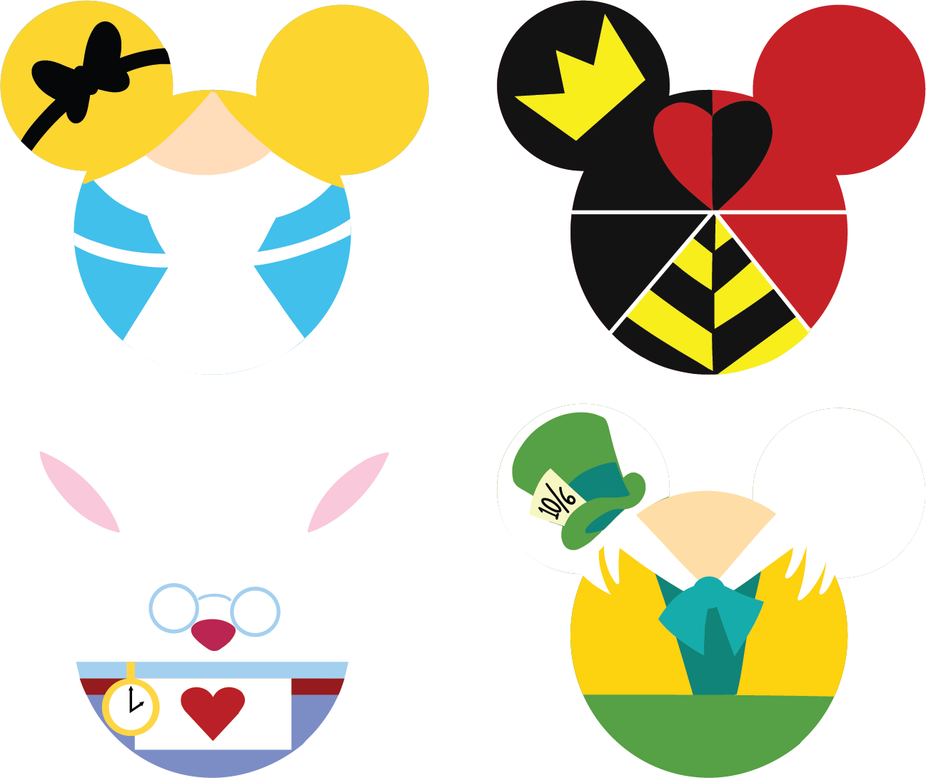 We're All Mad Here Badge Reel