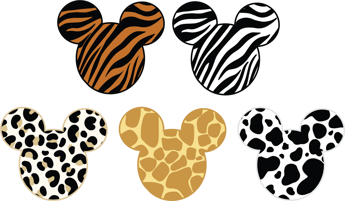 Animal Print Badge Reel