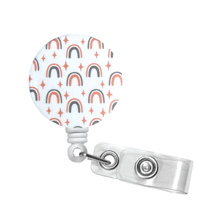 Boho Rainbows Badge Reel