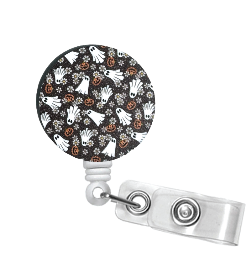 Spooky Florals Badge Reel