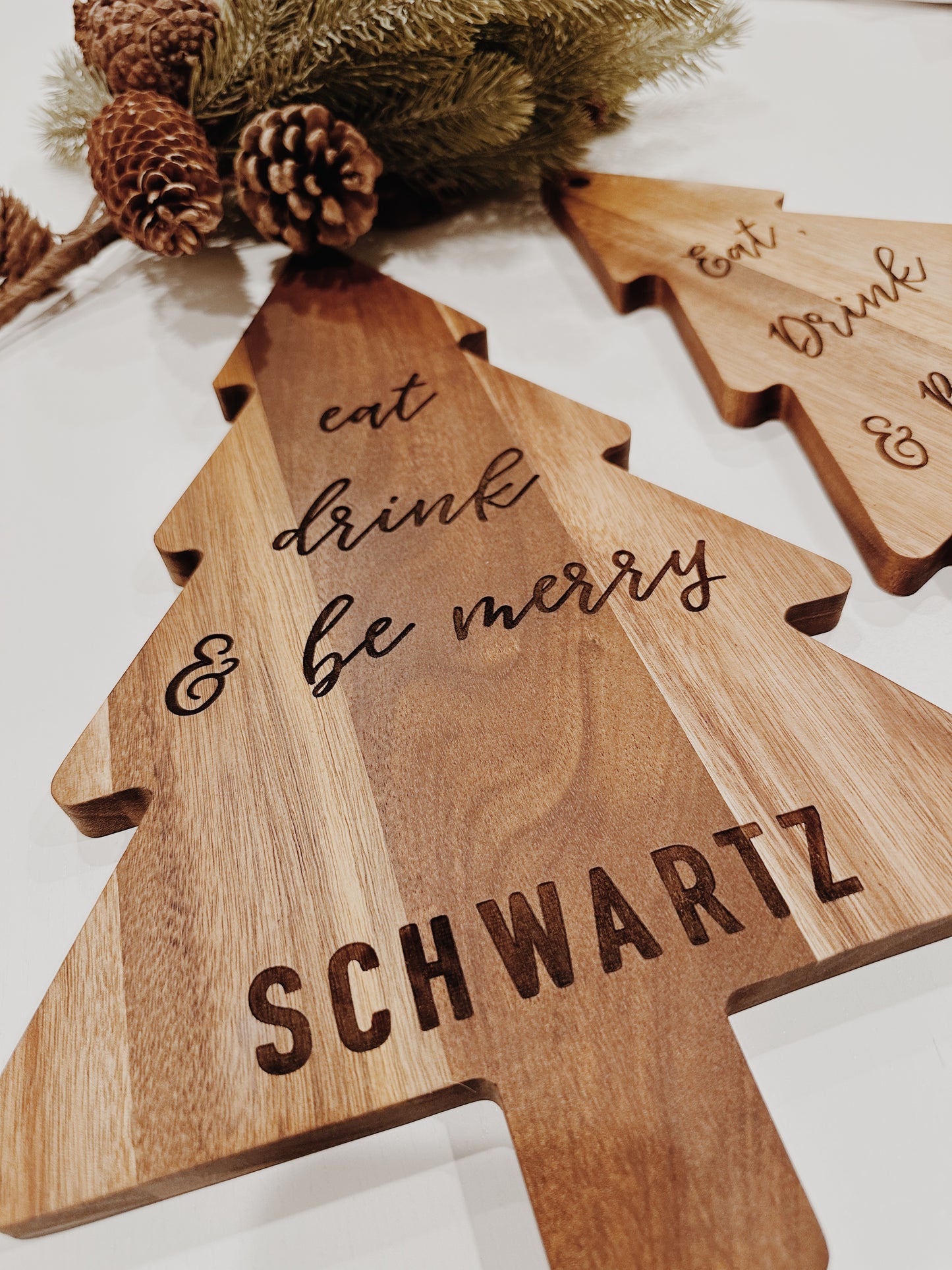Personalized Christmas Tree Board