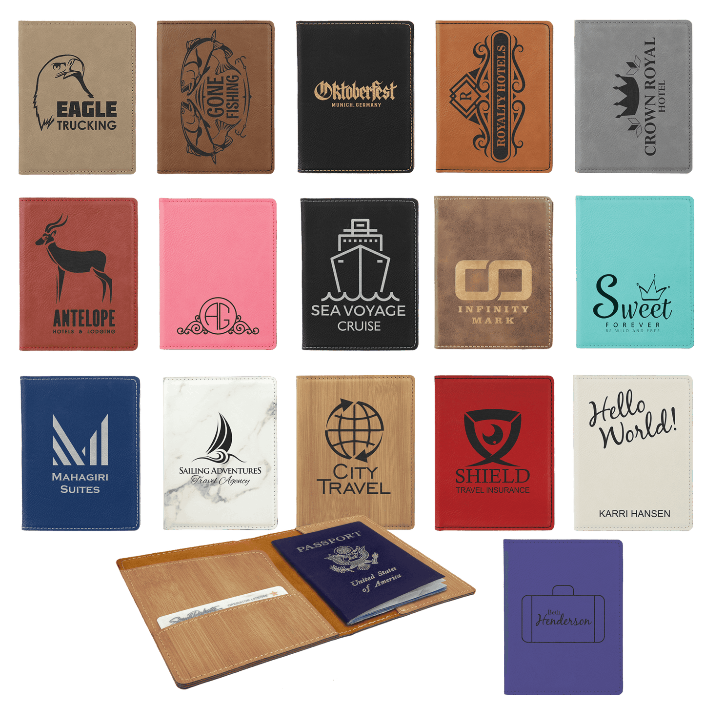 Custom Passport Holder