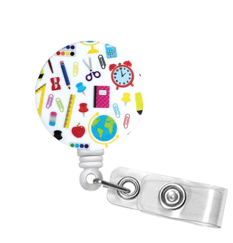 Just School Things Badge Reel
