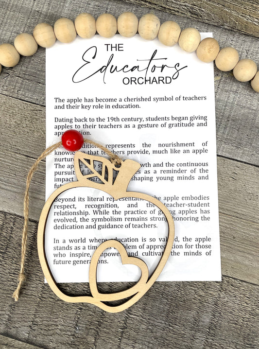 Apple Story Ornament: The Educators Orchard