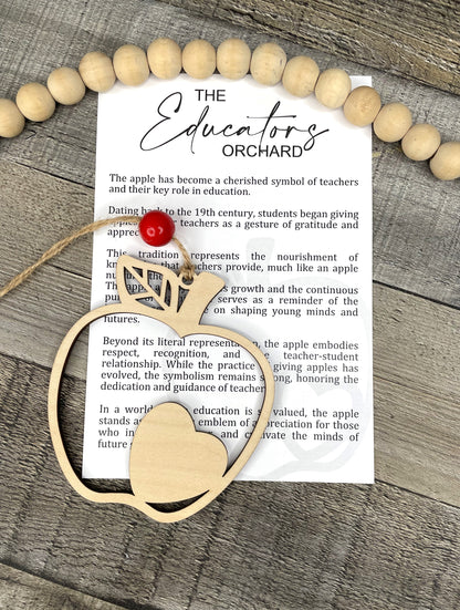 Apple Story Ornament: The Educators Orchard