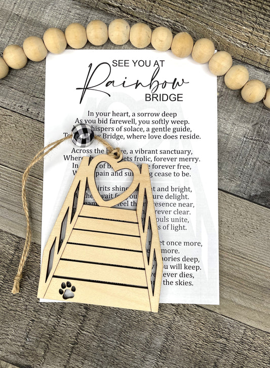 Rainbow Bridge Story Ornament
