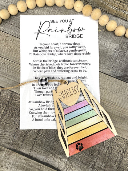Rainbow Bridge Story Ornament