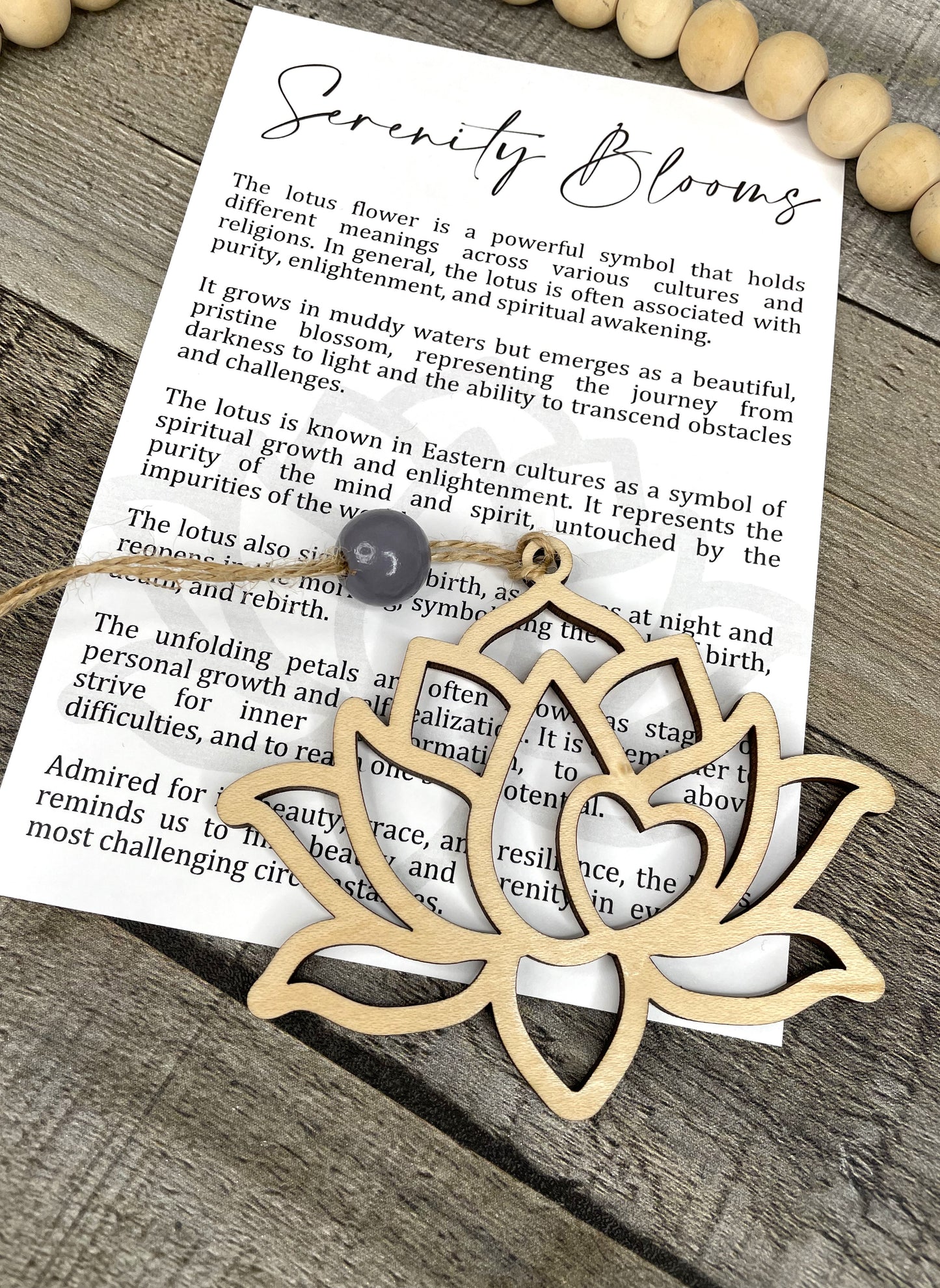 Lotus Story Ornament: Serenity Blooms