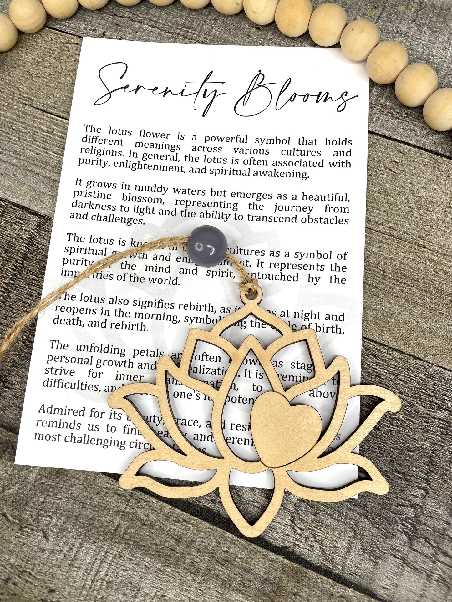 Lotus Story Ornament: Serenity Blooms