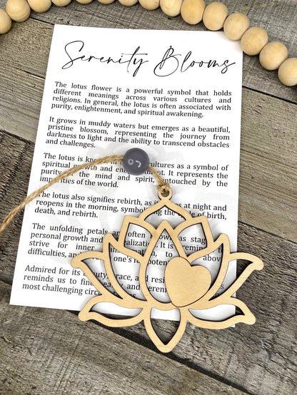 Lotus Story Ornament: Serenity Blooms