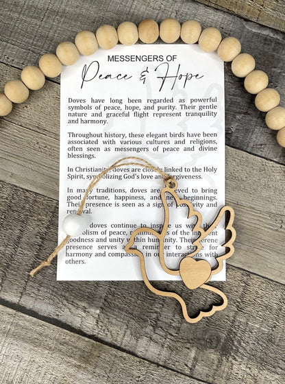 Dove Story Ornament: Messengers of Peace and Love