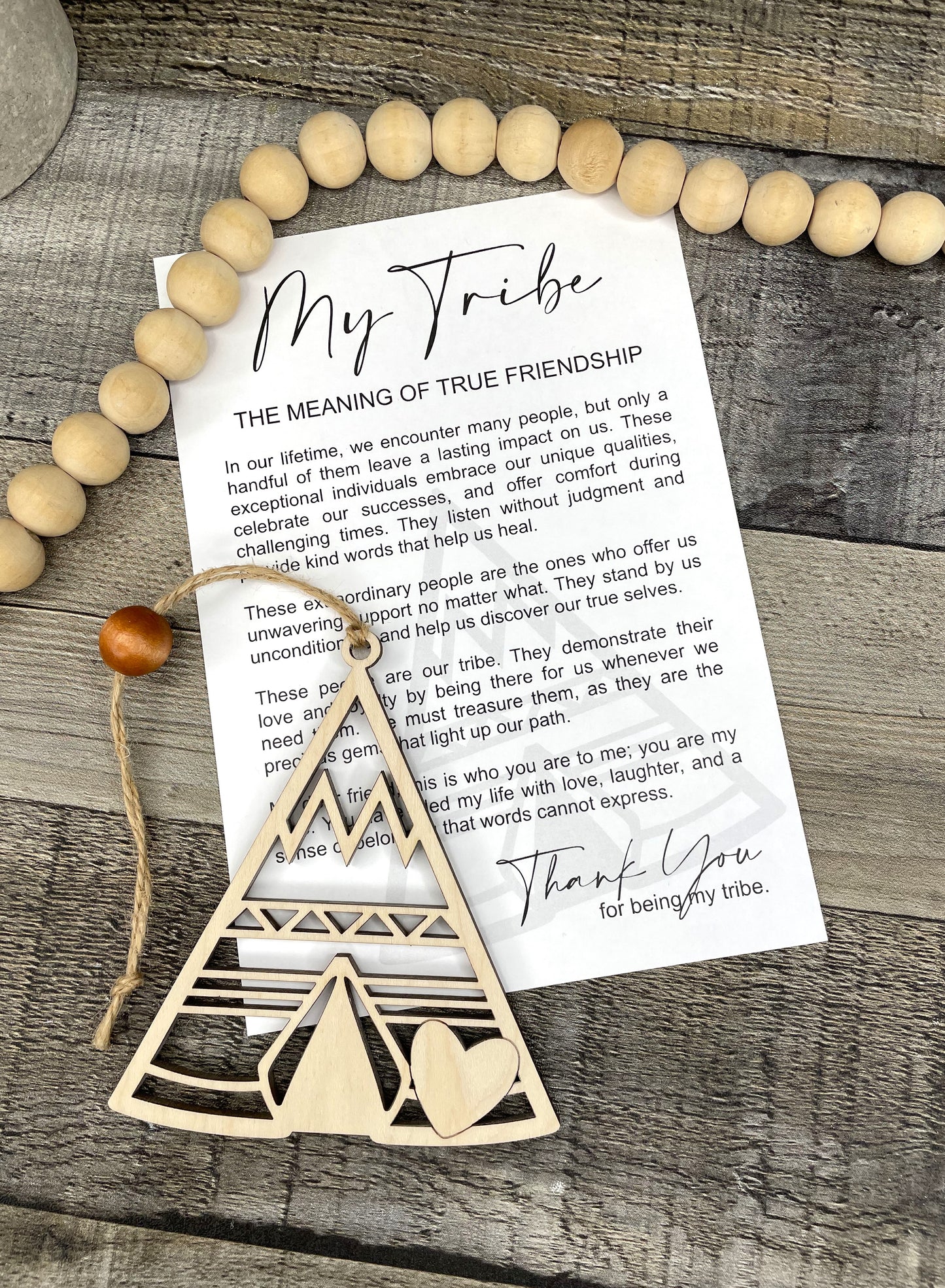 Friendship Story Ornament: My Tribe
