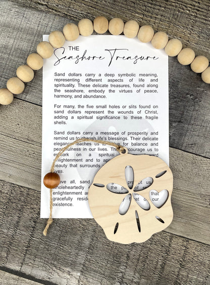 Sand Dollar Ornament: Seashore Treasure