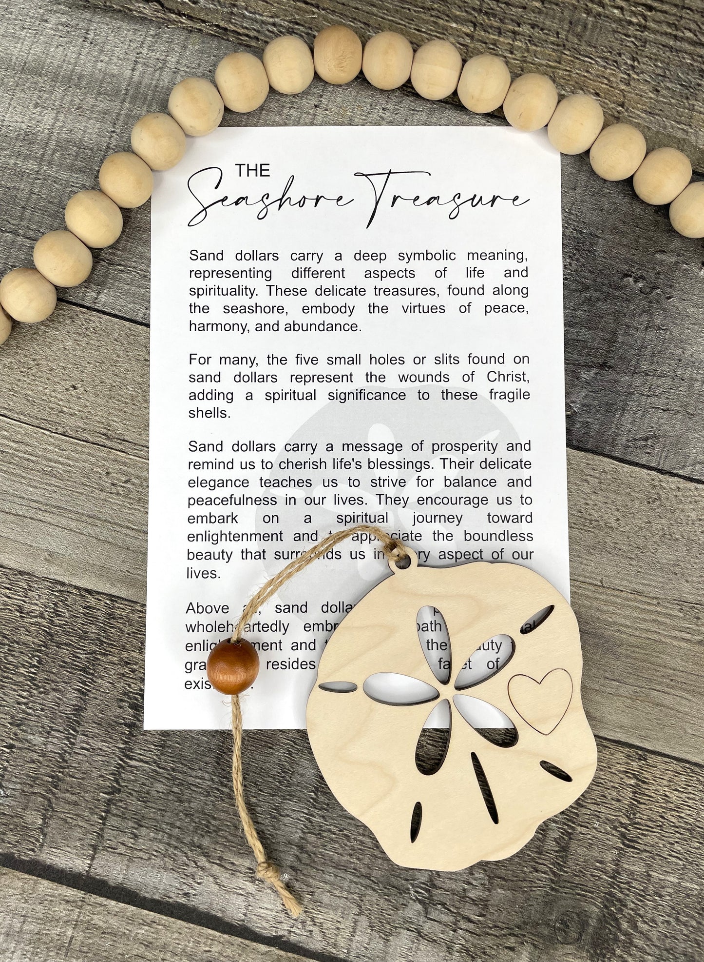 Sand Dollar Ornament: Seashore Treasure