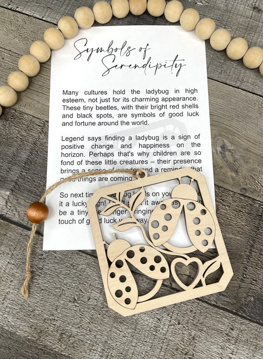 Ladybug Story Ornament: Symbols of Serendipity