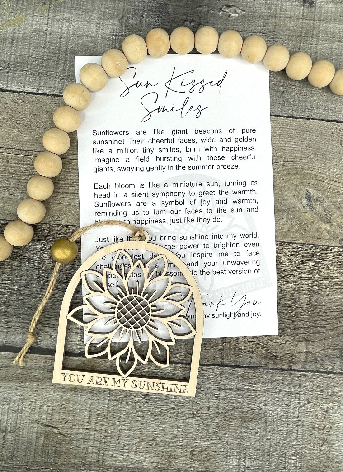 Sunflower Story Ornament: Sun Kissed Smiles