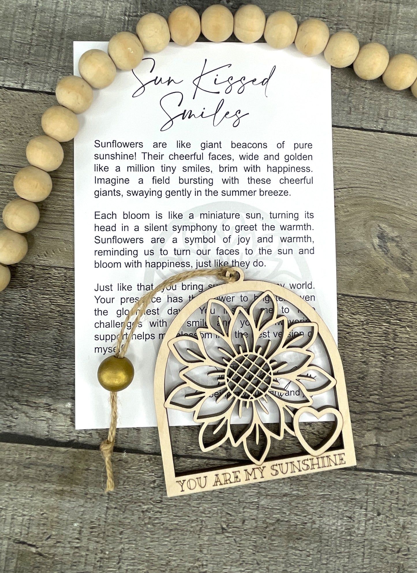 Sunflower Story Ornament: Sun Kissed Smiles