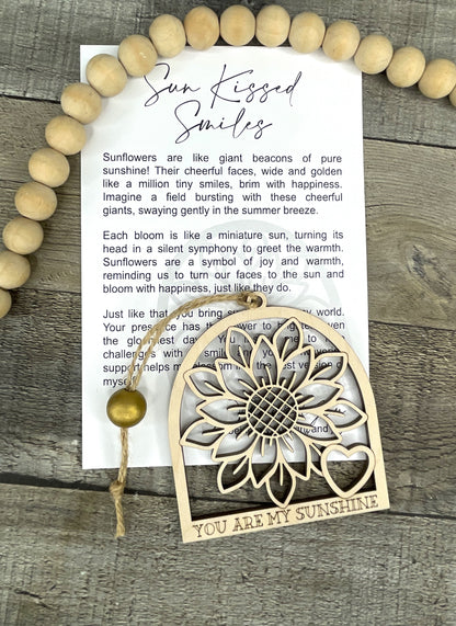 Sunflower Story Ornament: Sun Kissed Smiles