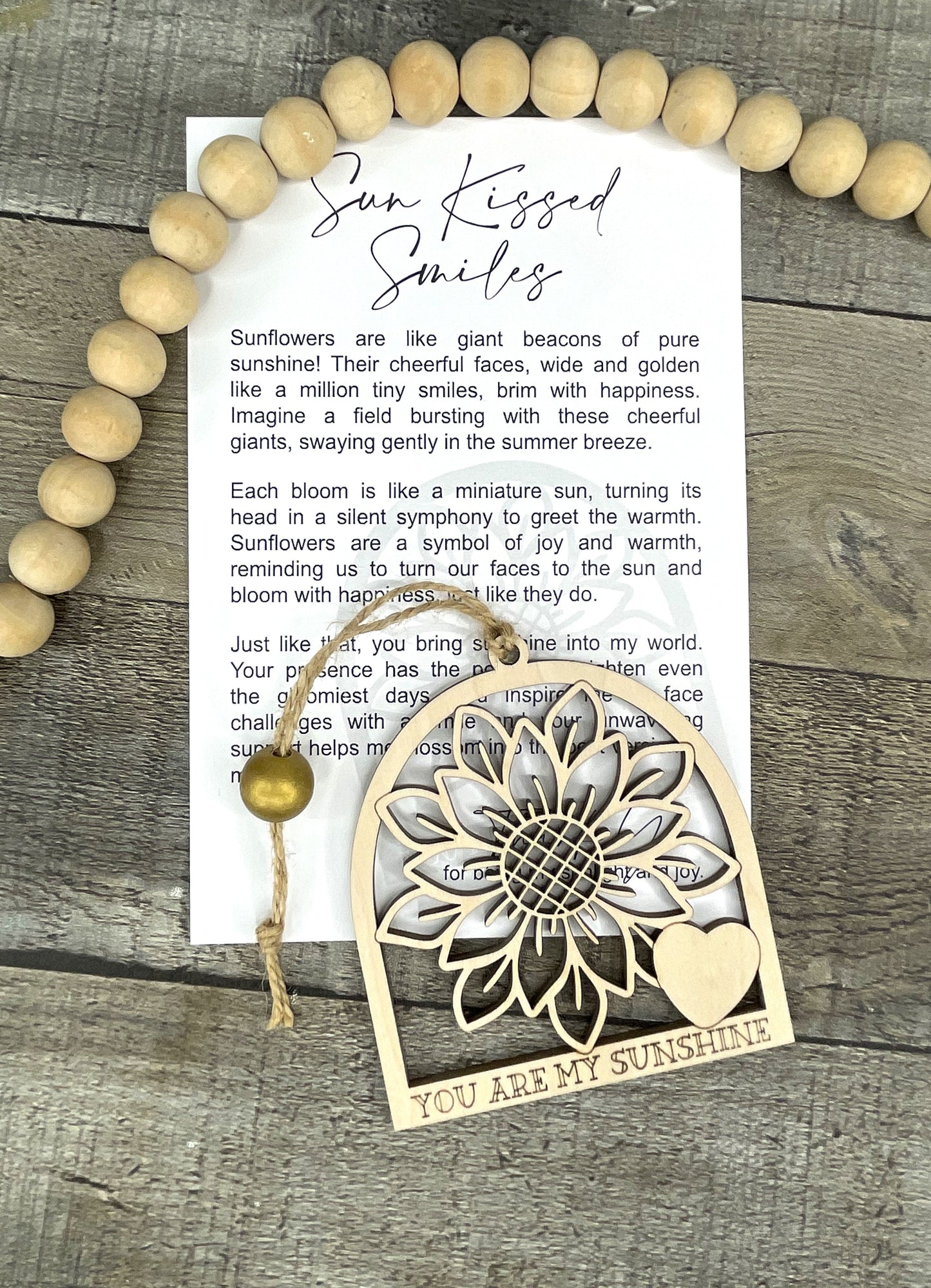 Sunflower Story Ornament: Sun Kissed Smiles