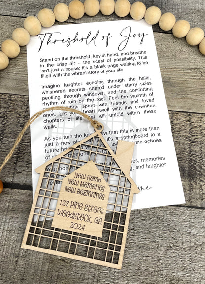 New Home Story Ornament: Threshold of Joy