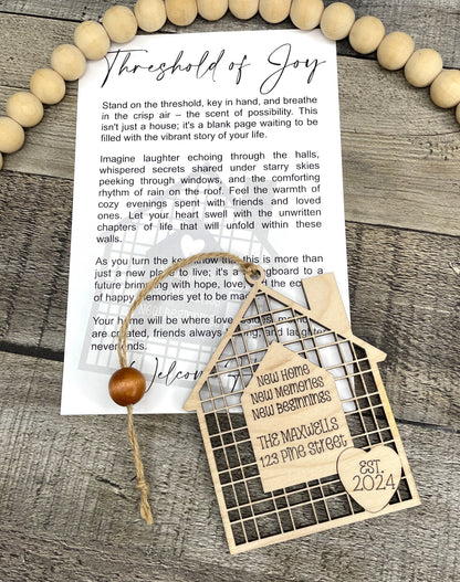 New Home Story Ornament: Threshold of Joy