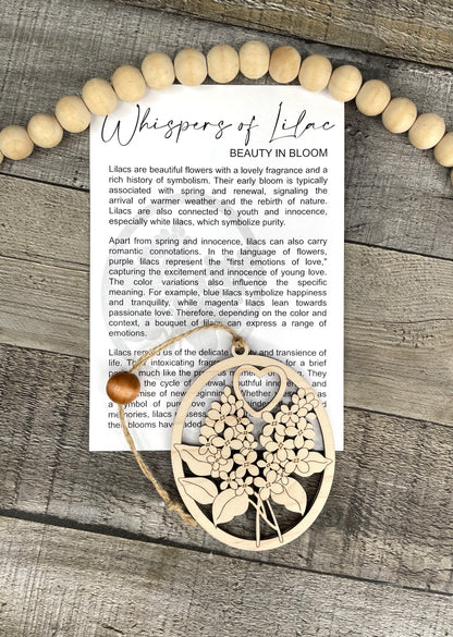 Lilac Story Ornament: Beauty in Bloom