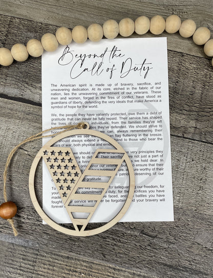 Veteran Story Ornament: Beyond The Call Of Duty