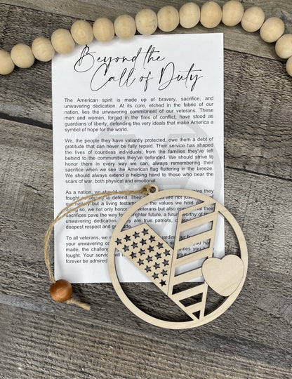 Veteran Story Ornament: Beyond The Call Of Duty