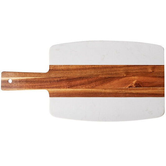 Custom Marble Acacia Cutting Board