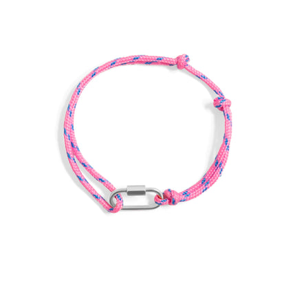 Rope Carabiner Charm Bracelet