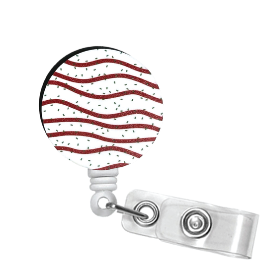 Christmas Cake Badge Reel