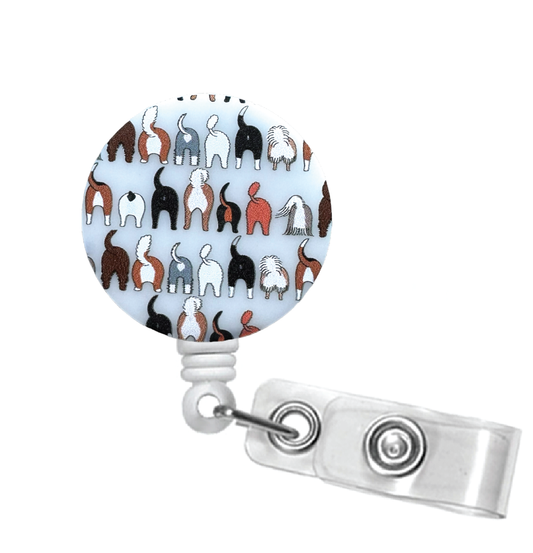 Dog Booty Badge Reel