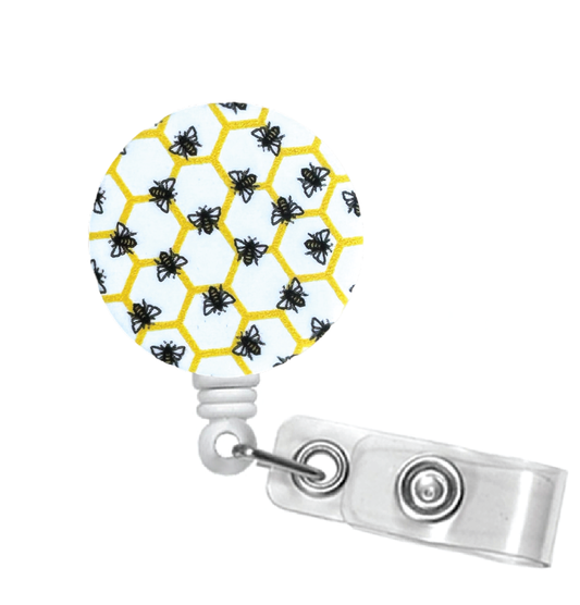 Bee Happy Badge Reel