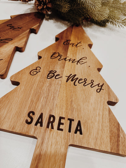 Personalized Christmas Tree Board