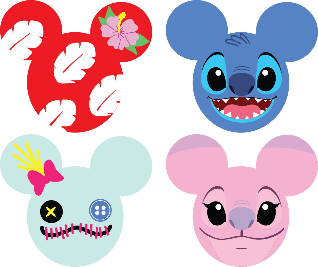 Ohana Means Family Badge Reel Starfish Coast