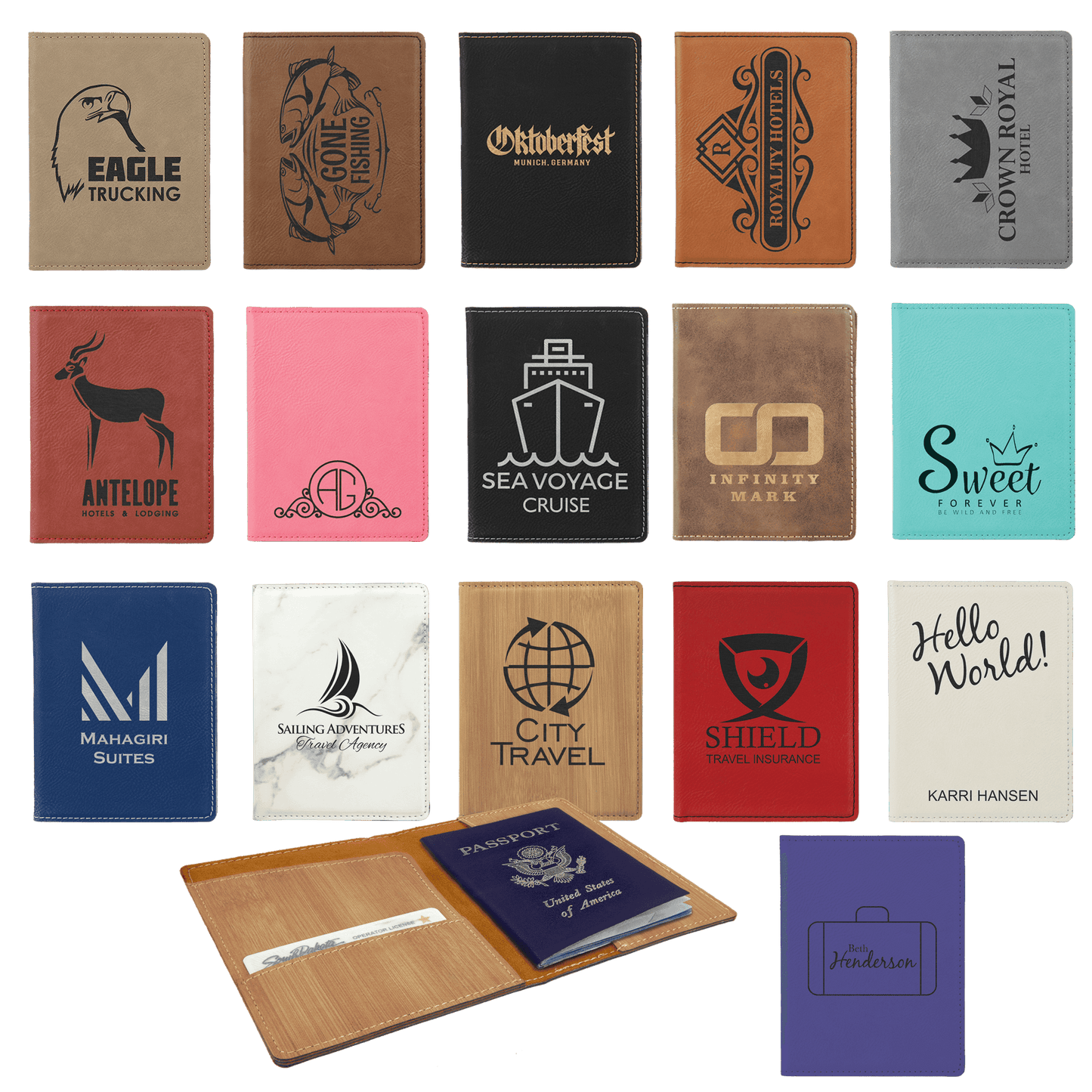 Custom Passport Holder