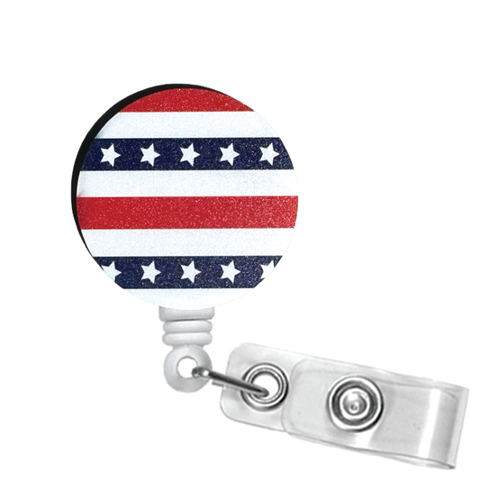Stars and Stripes Badge Reel