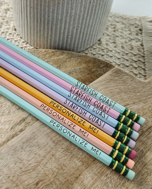 Custom Pencil with Engraving