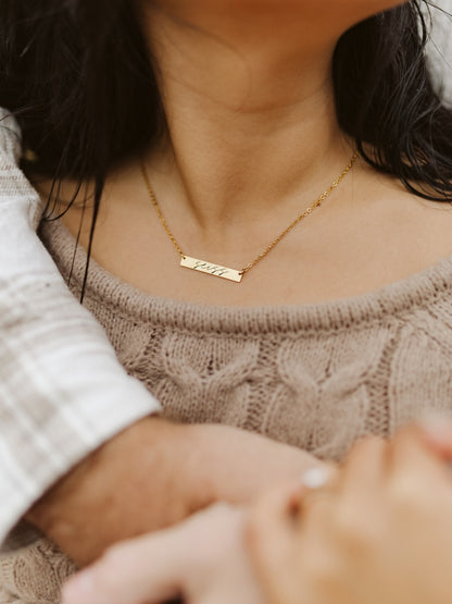 Engraved Necklace